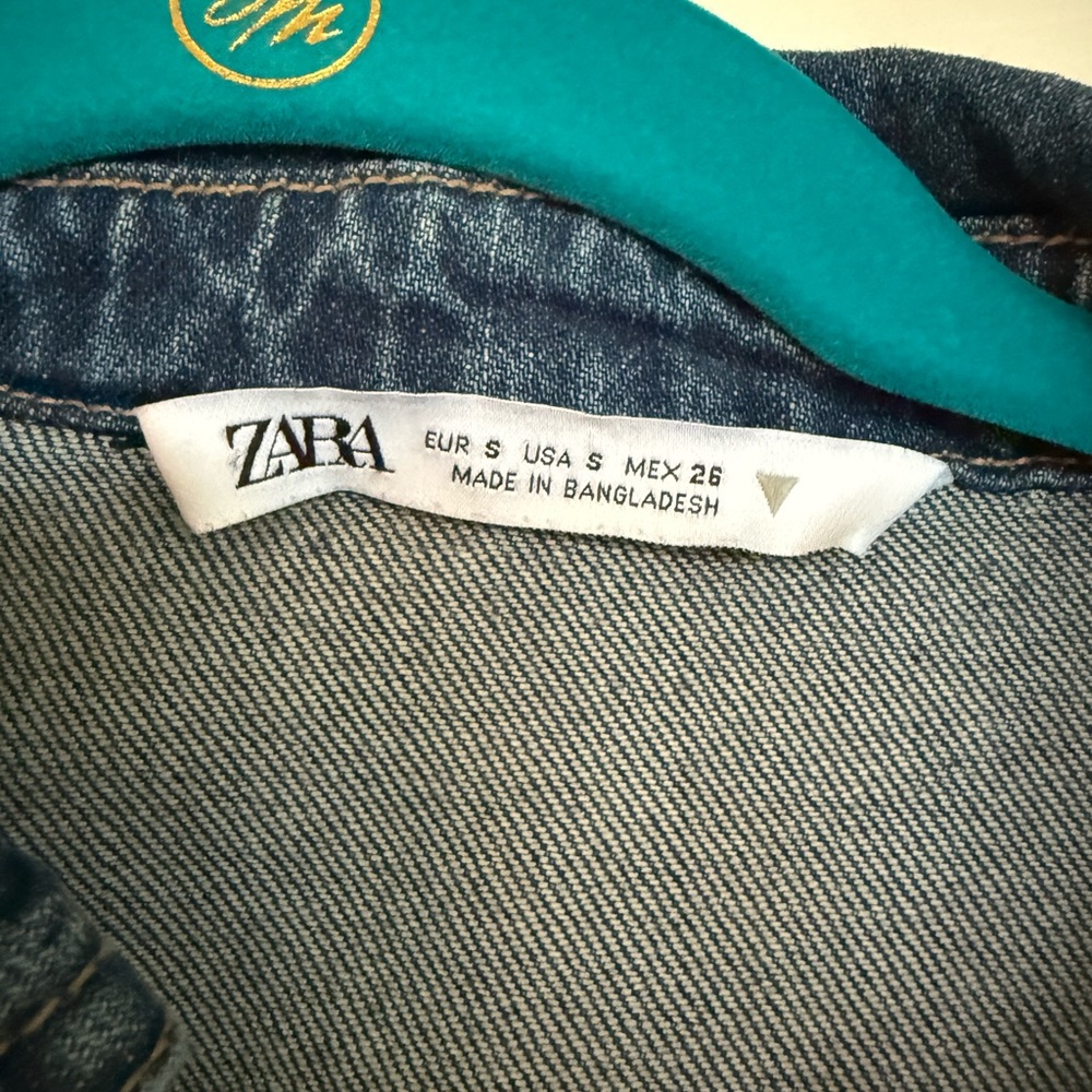 Zara Blue Denim dress - Picture 2 of 3